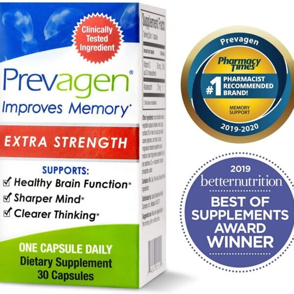 Prevagen Improves Memory – Extra Strength 20mg, 30 ct