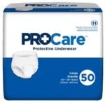 ProCare Plus Disposable Underwear Pull Large 50ct – Pack of 2