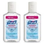 Purell Advanced Hand Sanitizer Gel 1 OZ Travel Size (4 Pack)