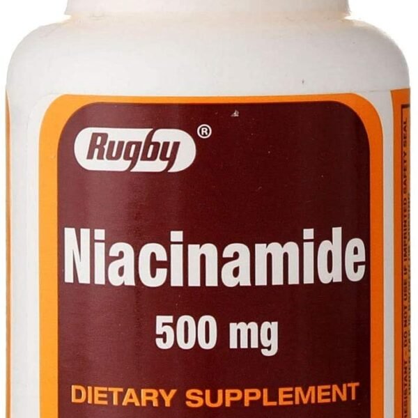 Niacinamide 500mg Tablet 100ct by Rugby – Pack of 3