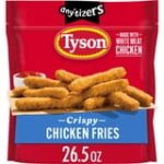 Tyson Any'tizers Frozen White Meat Crispy Chicken Fries, 26.5 oz, 11g Protein per Serving (Fully Cooked)