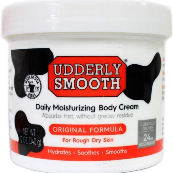 Udderly Smooth Cream Jar 12 oz – Pack of 2