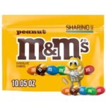 M&M's Peanut Milk Chocolate Candy Sharing Size - 10.05 oz Bag - Image 4