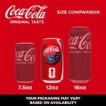 Coca-Cola Soda Pop Cans, 12 fl oz, 24 Pack - Image 5