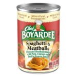Chef Boyardee Spaghetti and Meatballs in Tomato Sauce, Ready-to-Eat Meal, 14.5 oz. Can - Image 4