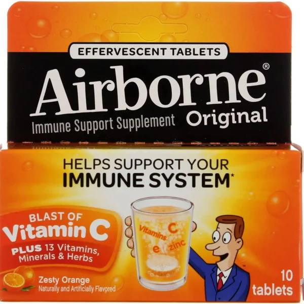 Airborne Tablet Orange 10ct