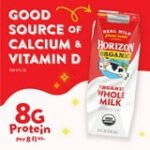 Horizon Organic Shelf Stable Whole Milk Boxes, 8 fl oz, 12 Count​ - Image 4