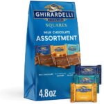 GHIRARDELLI Milk Chocolate Candy SQUARES Assortment, 4.8 oz Bag
