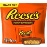 Reese's Milk Chocolate Snack Size Peanut Butter Cups Candy, Bag 10.5 oz - Image 5