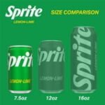 Sprite Lemon-Lime Caffeine Free Soda Pop Fridge Pack Mini Cans, 7.5 fl oz, 10 Pack - Image 3