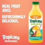 Tropicana Refreshers Pineapple Mango Juice Drink Real Fruit Juice, 46 fl oz