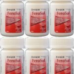 Ferrous Sulfate 325mg Tab 100ct by Major – Pack of 6