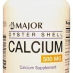 Oyster Shell Calcium 500mg by Major, 150 count