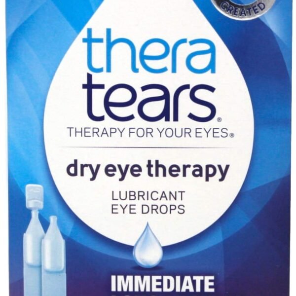 Thera Tears Lubricant Eye Drops, 30 Count – Pack of 3